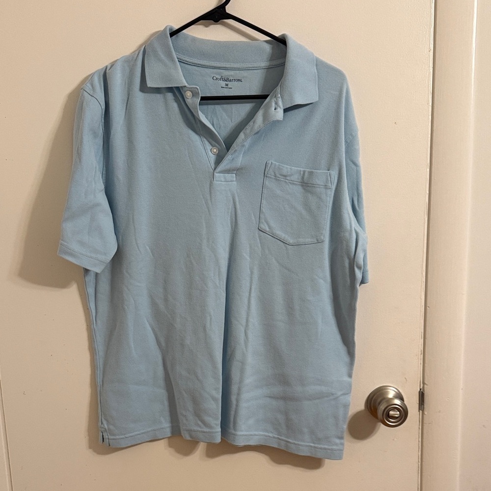 Croft & Barrow Light Blue Polo Shirt